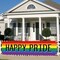 Happy Pride Month Decorations - Sounds Gay Im in Banner( 8.2x1.6ft)